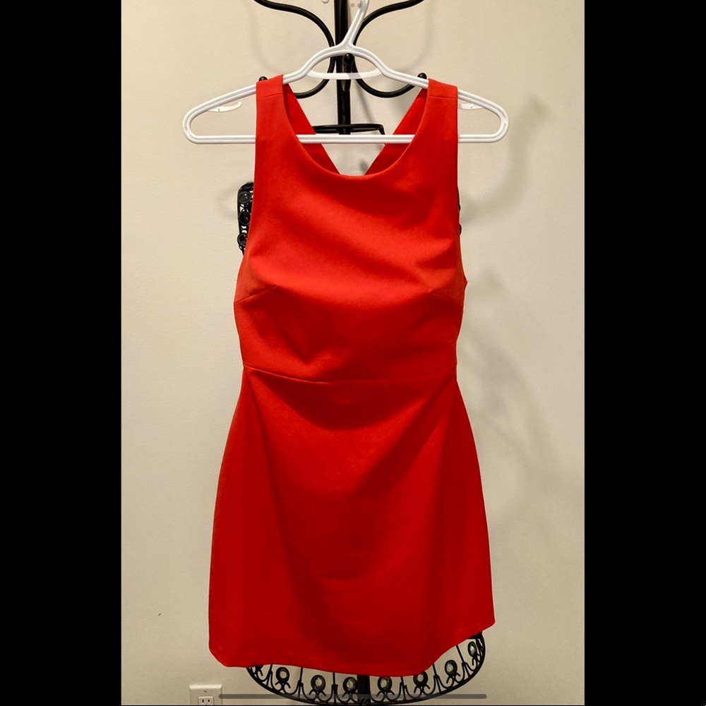 Zara red dress